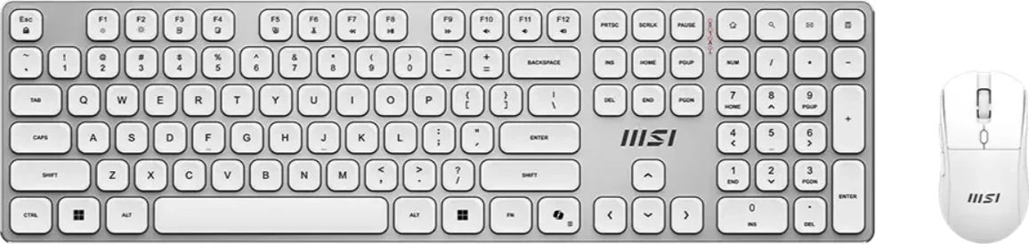 MSI FORGE K210 W Combo White DE Keyboard+Maus retail
