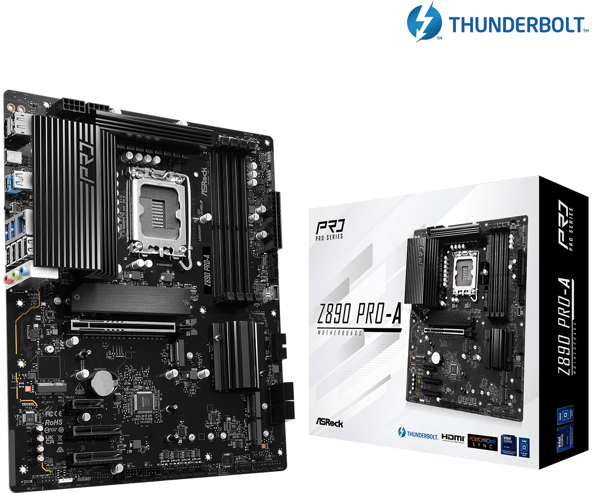 ASROCK Z890 Pro-A Intel DDR5 S1851 retail