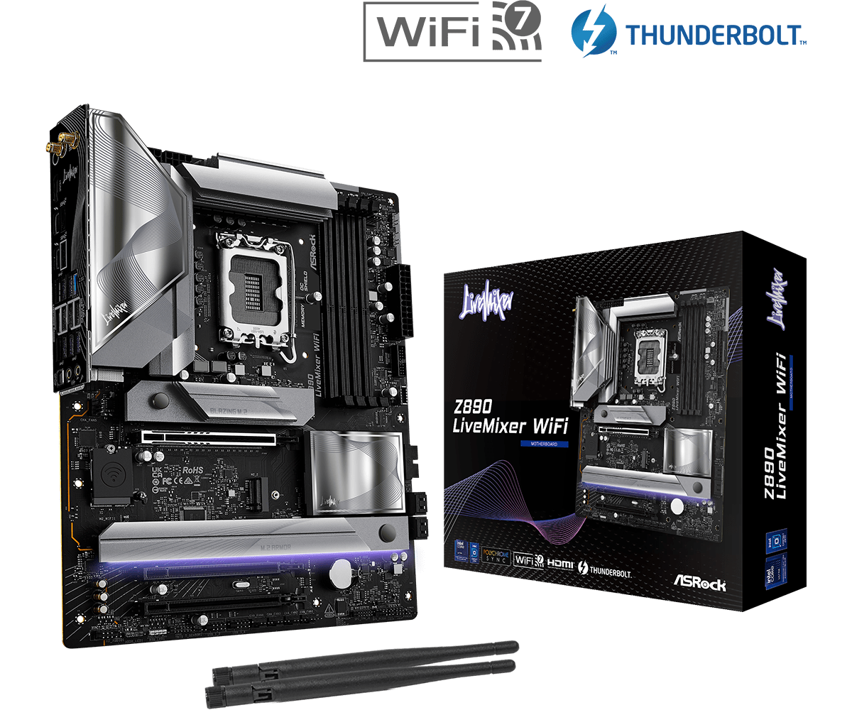 ASROCK Z890 LiveMixer WiFi Intel DDR5 S1851 retail