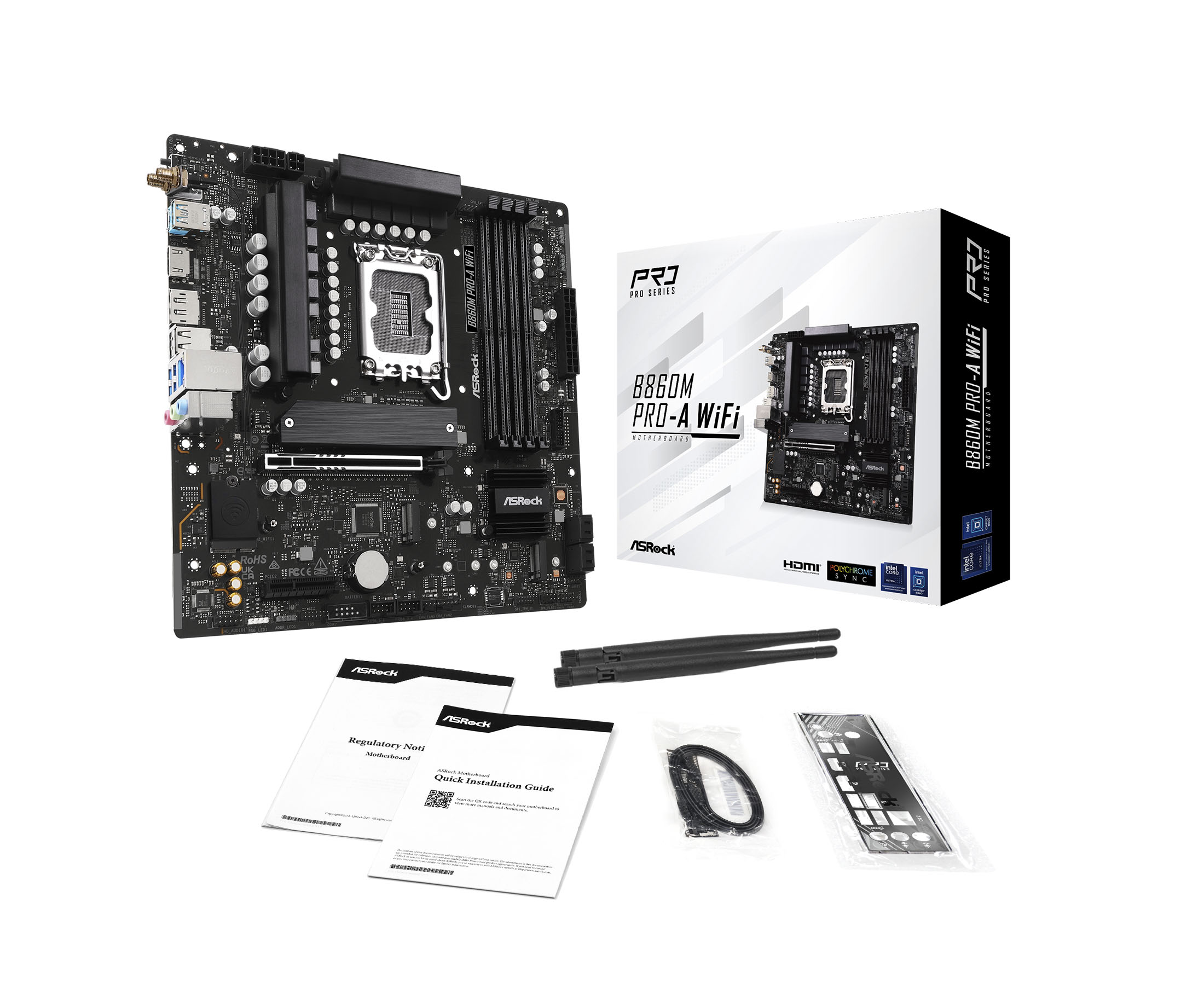 ASROCK B860M Pro-A WiFi DDR5 Intel S1851 retail