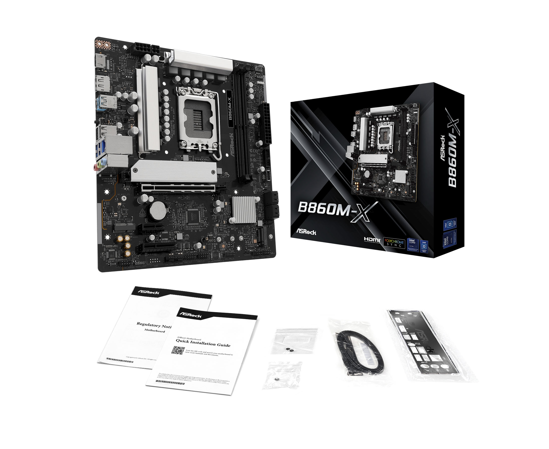 ASROCK B860M-X DDR5 Intel S1851 90-MXBRX-A0UAYZ retail