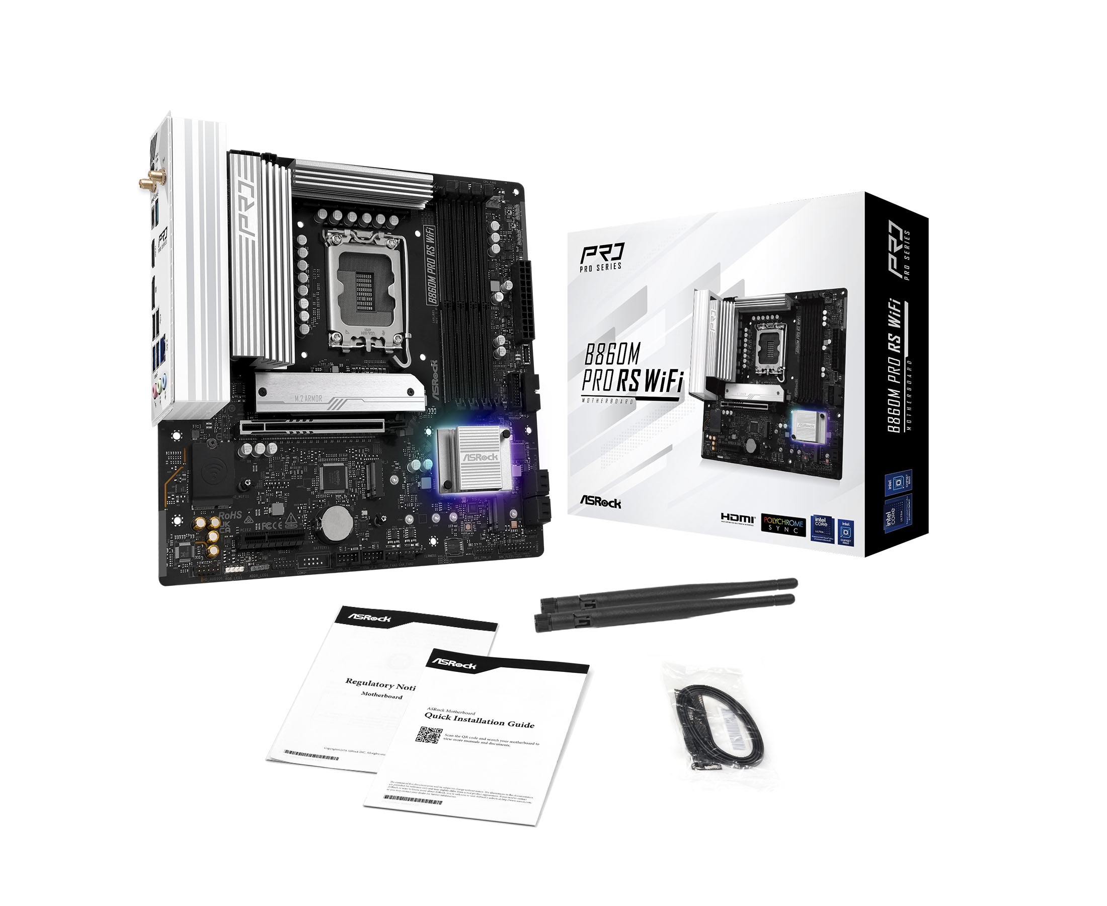 ASROCK B860M Pro RS WiFi DDR5 Intel S1851 retail