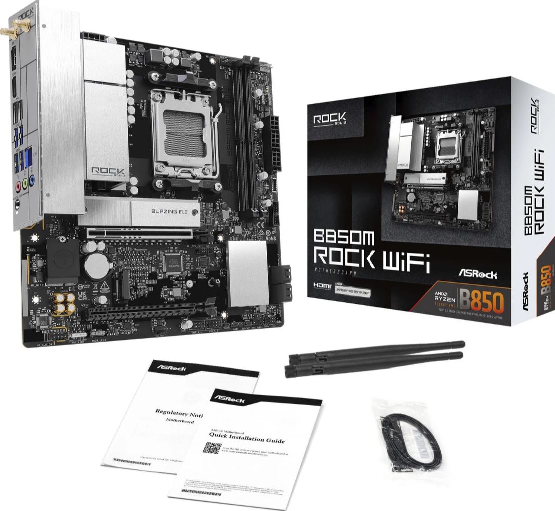 ASROCK B850M Rock WiFi 7 DDR5 AM5 retail