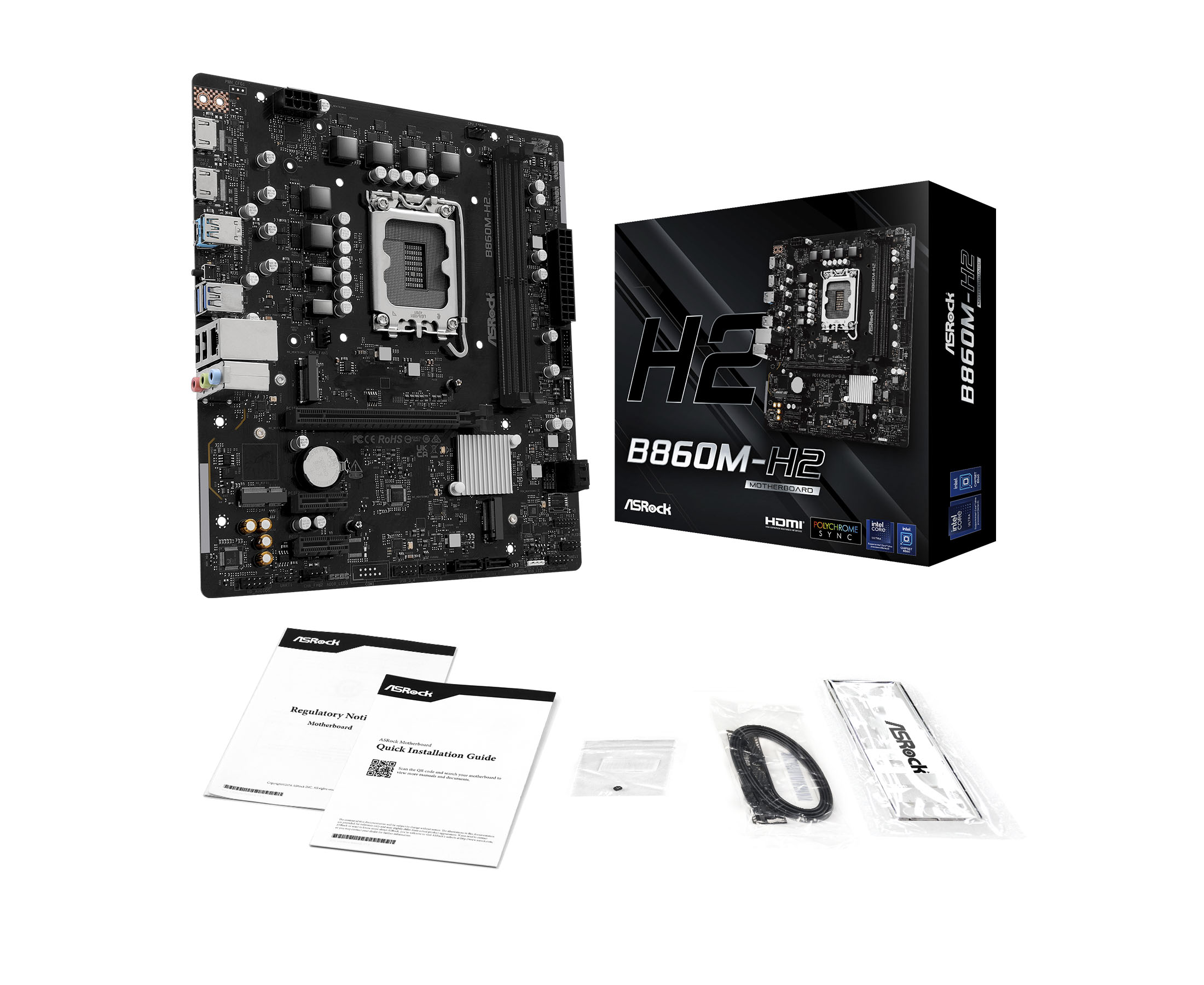 ASROCK B860M-H2 DDR5 Intel S1851 90-MXBS0-A0UAYZ retail