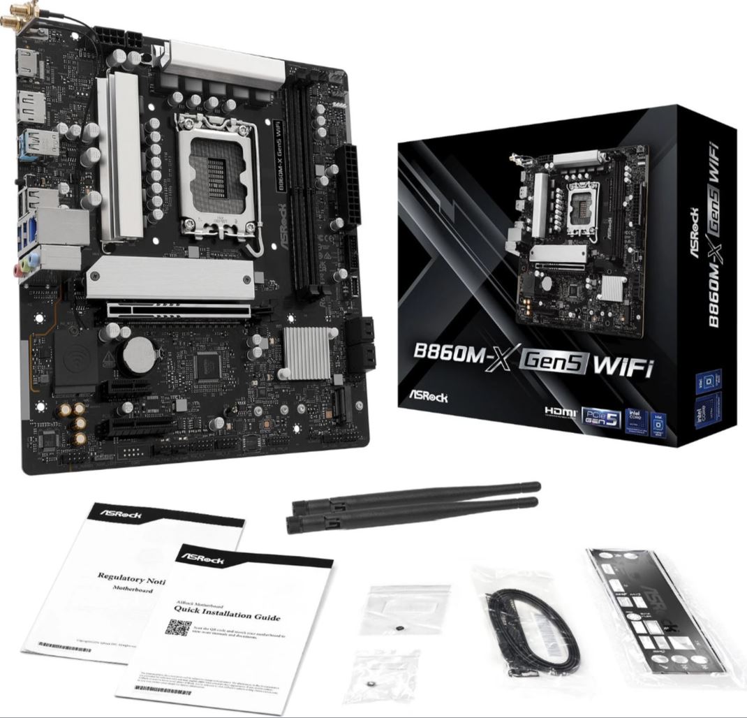 ASROCK B860M-X GEN5 WIFI DDR5 Intel S1851 90-MXBSF0-A0UAYZ retail