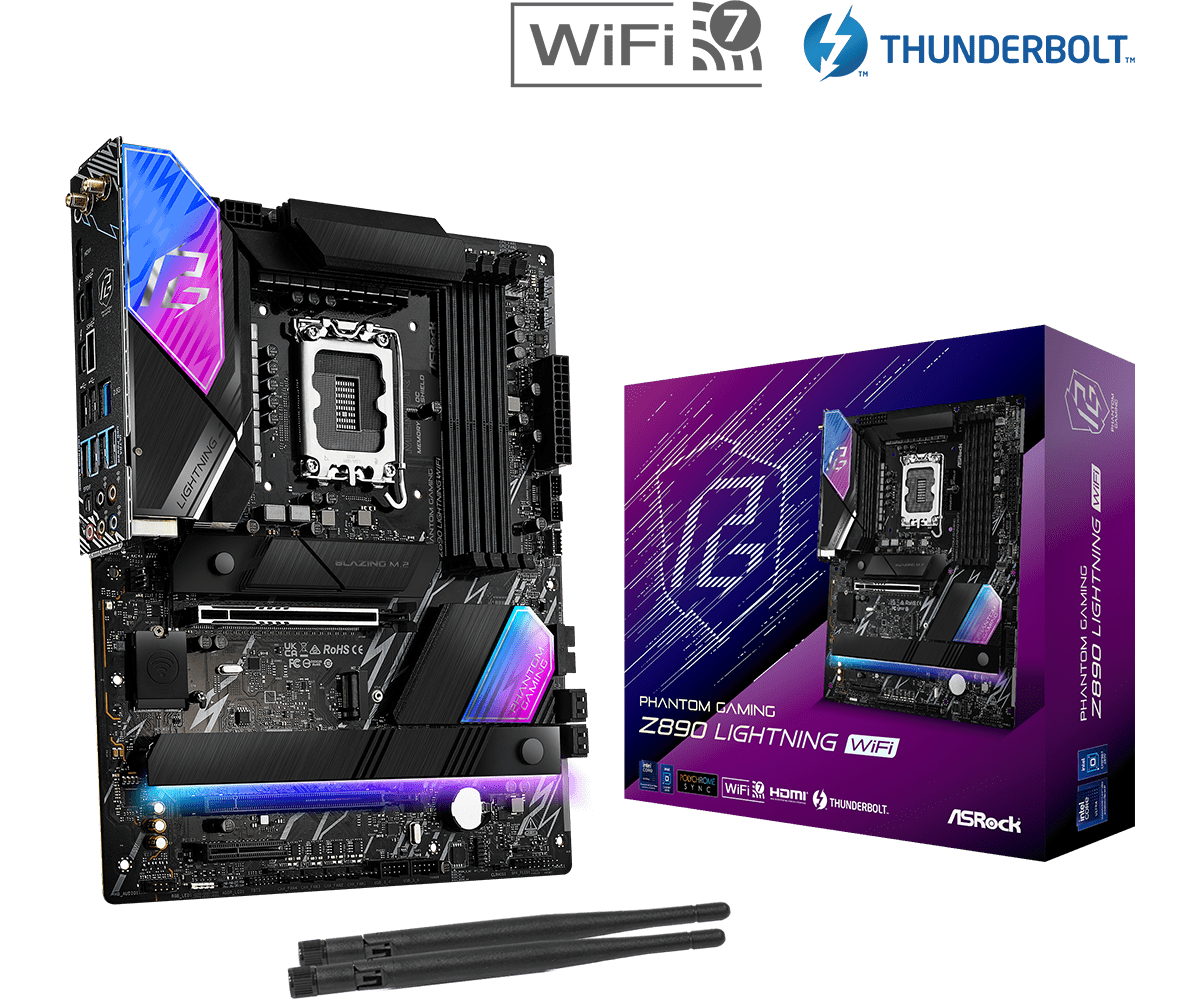 ASROCK Z890 Lightning WiFi Intel DDR5 S1851 retail