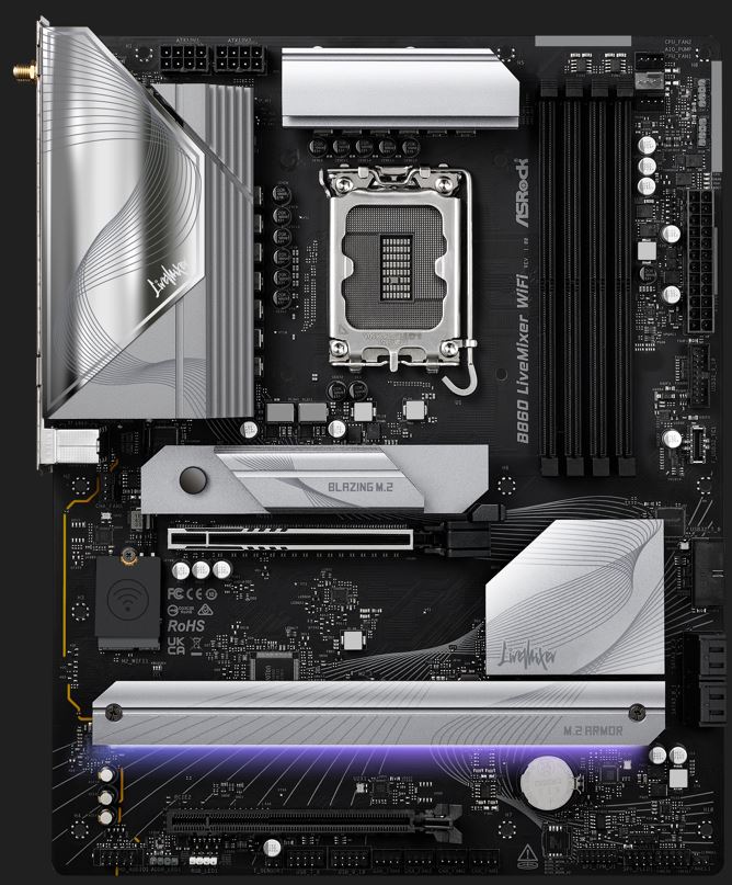 ASROCK B860 LiveMixer WiFi DDR5 Intel S1851 retail
