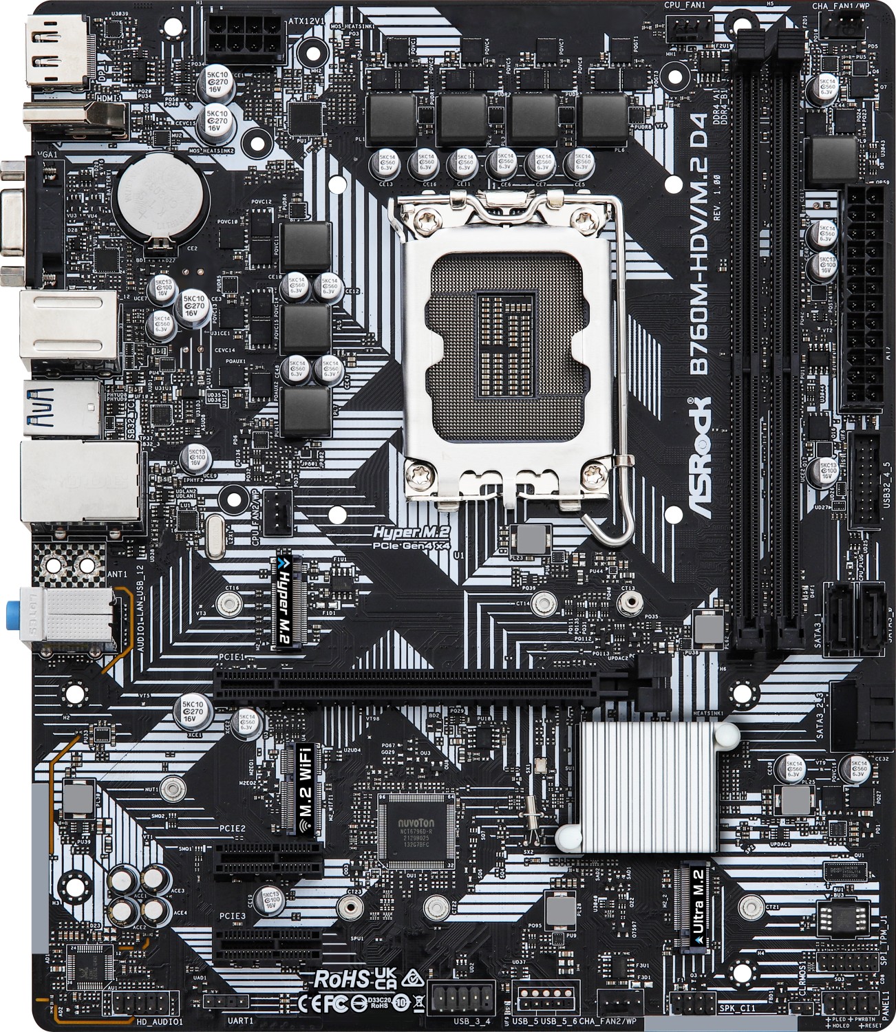 ASROCK B760M-HDV/M.2 D4 Intel DDR4 S1700 retail