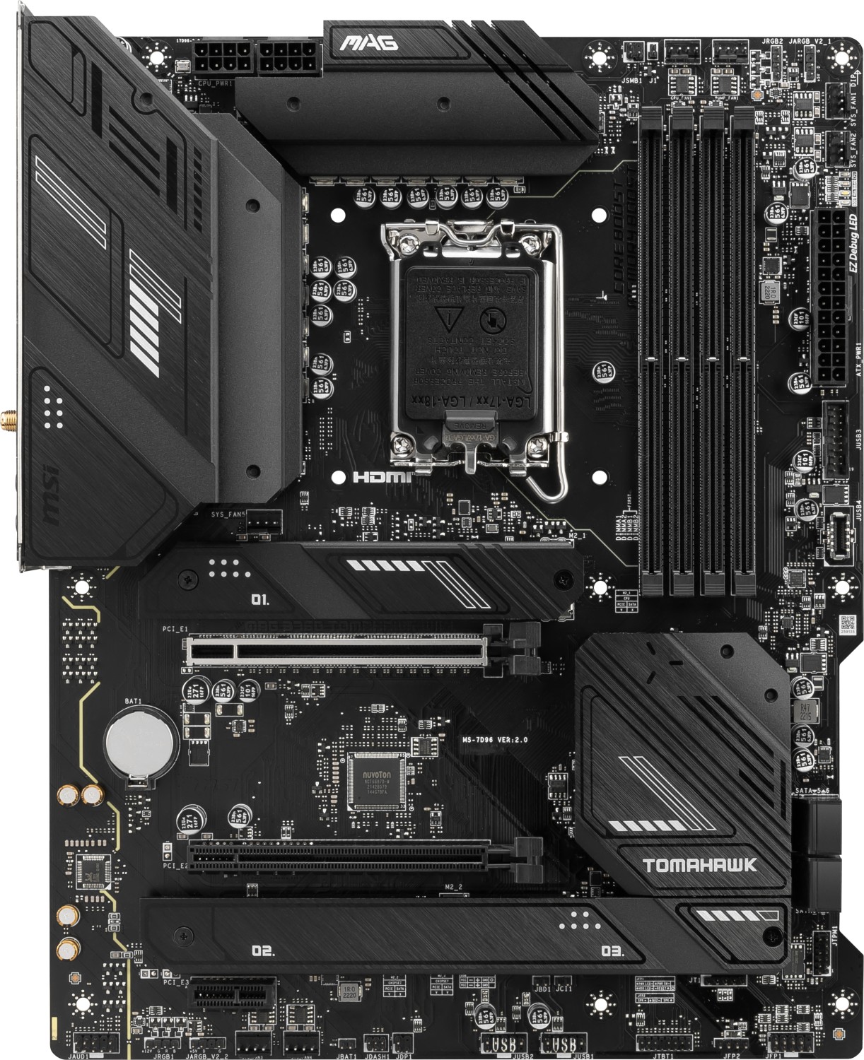 MSI MAG B760 TOMAHAWK WIFI DDR5 ATX Intel S1700 7D96-003R
