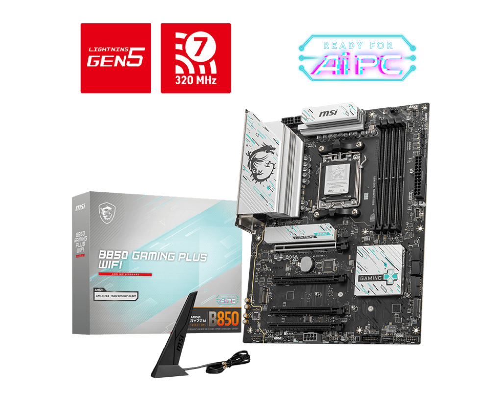 MSI B850 Gaming Plus WiFi DDR5 AM5 7E56-001R