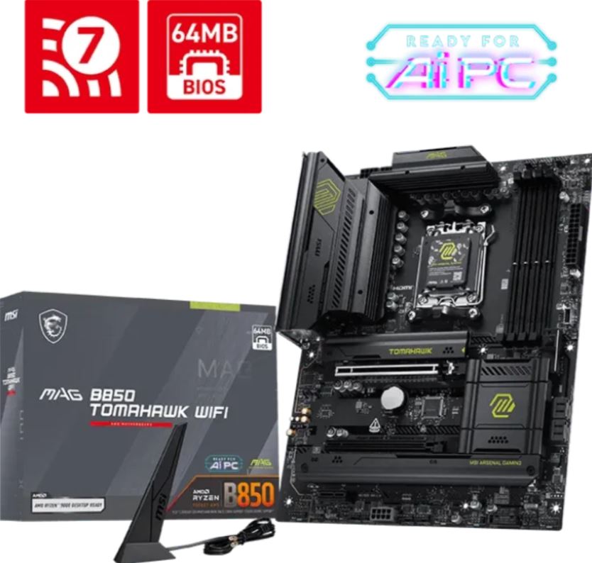 MSI MAG B850 Tomahawk WiFi DDR5 AM5 7E53-001R retail