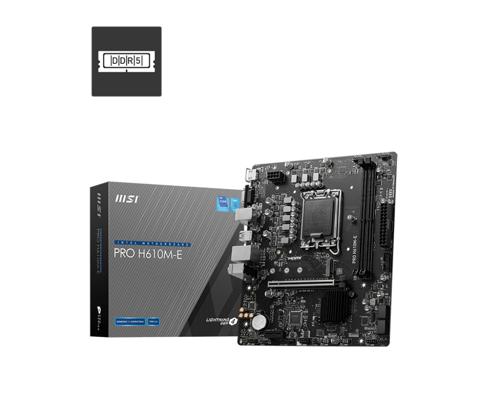 MSI PRO H610M-E DDR5 7D48-019R S1700 retail