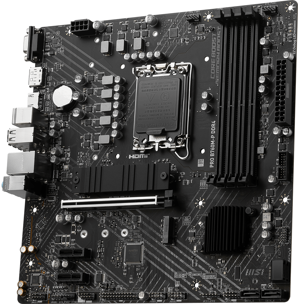 MSI PRO B760M-P DDR5 M-ATX Intel S1700 7E02-009R