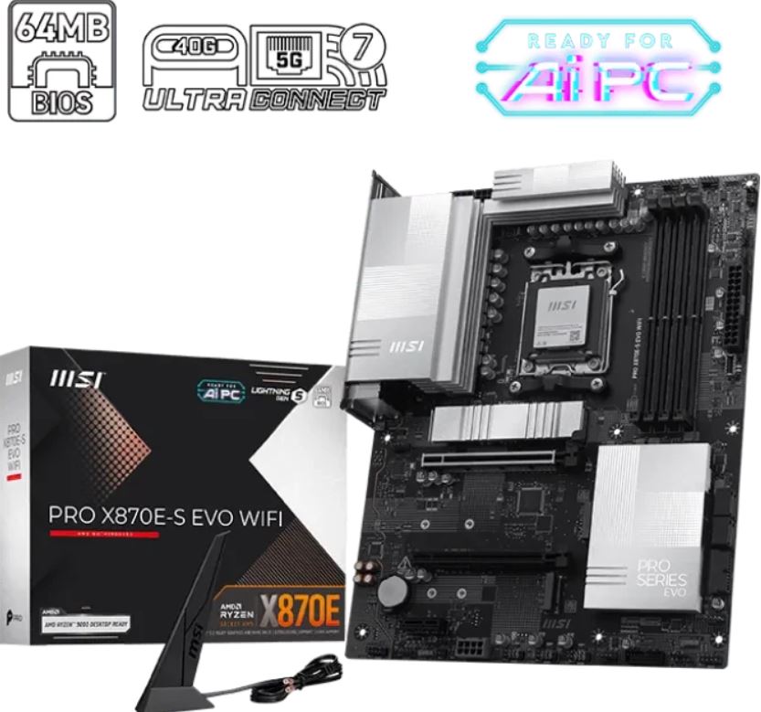MSI PRO X870E-S EVO WiFi DDR5 AM5 7E86-003R retail