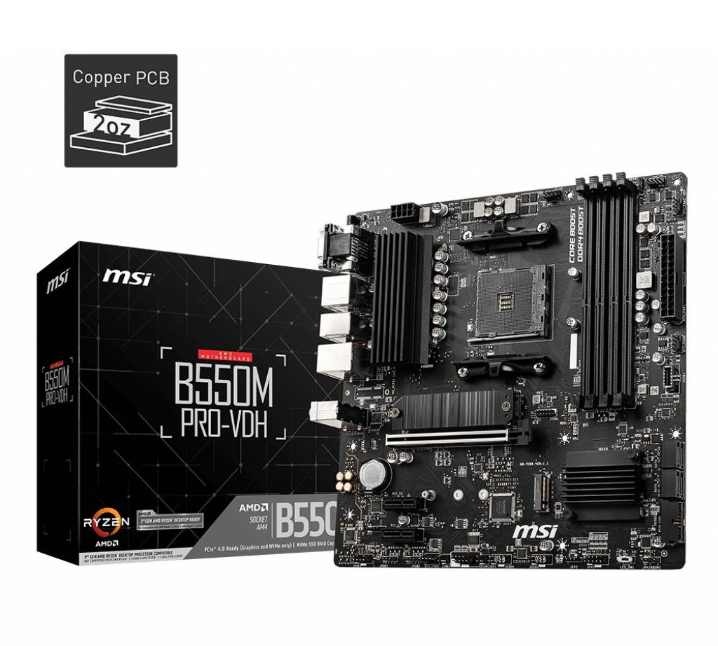 MSI B550M PRO-VDH 7C95-017R AM4 DDR4 retail