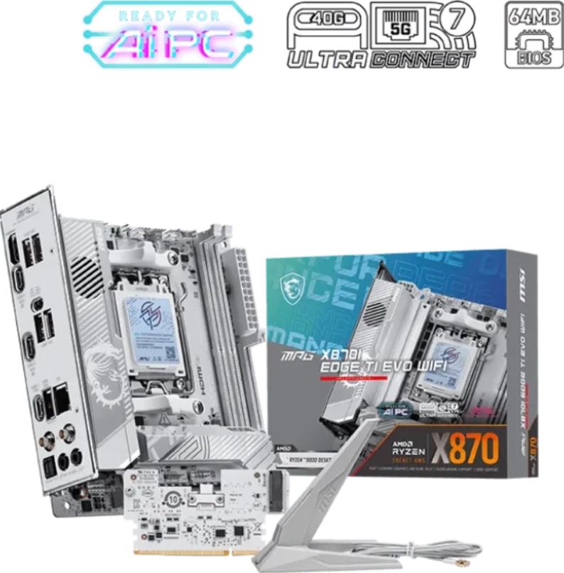 MSI MPG X870I EDGE TI EVO WiFi AM5 retail