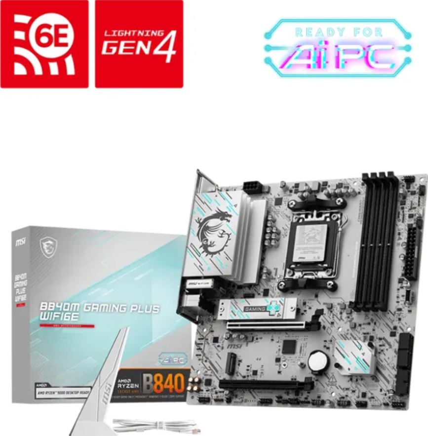 MSI B840M Gaming Plus WiFi6E DDR5 AM5 7E77-003R