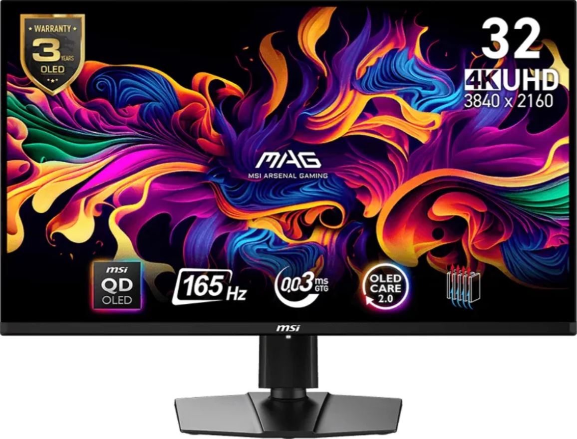 32"(81.3cm)TFT MSI MAG 321UPDE QD-OLED 9S6-3DD39T-025 retail