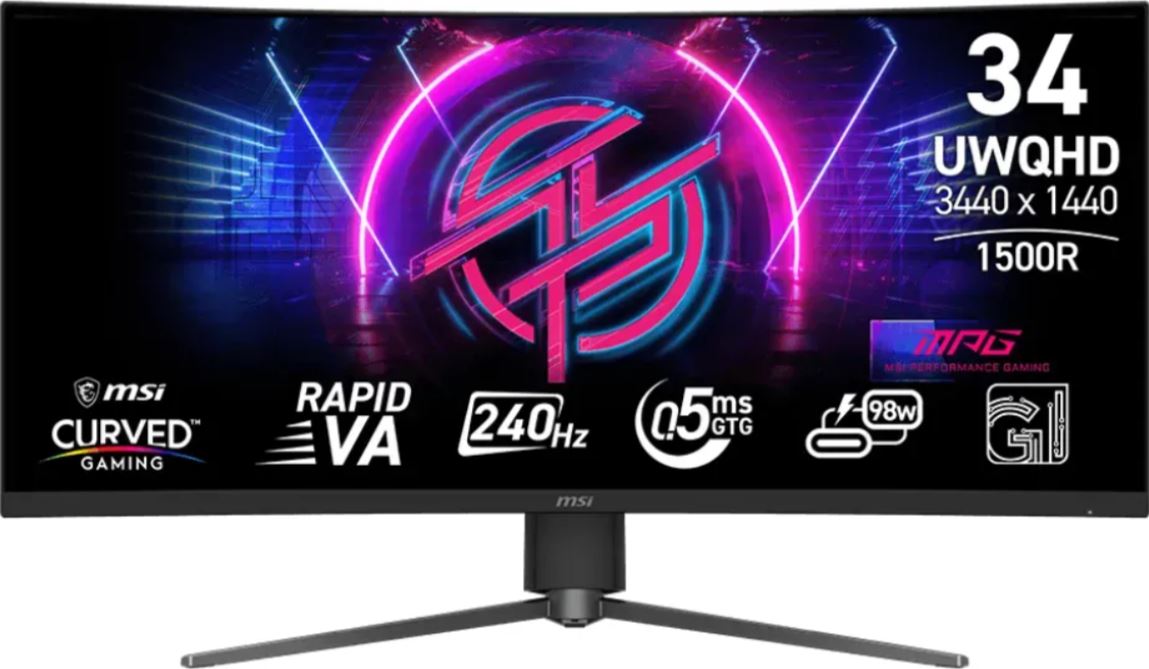 34"(86,4cm)TFT MSI MPG 346CQRFDE X24 936-3DD94M-002 retail