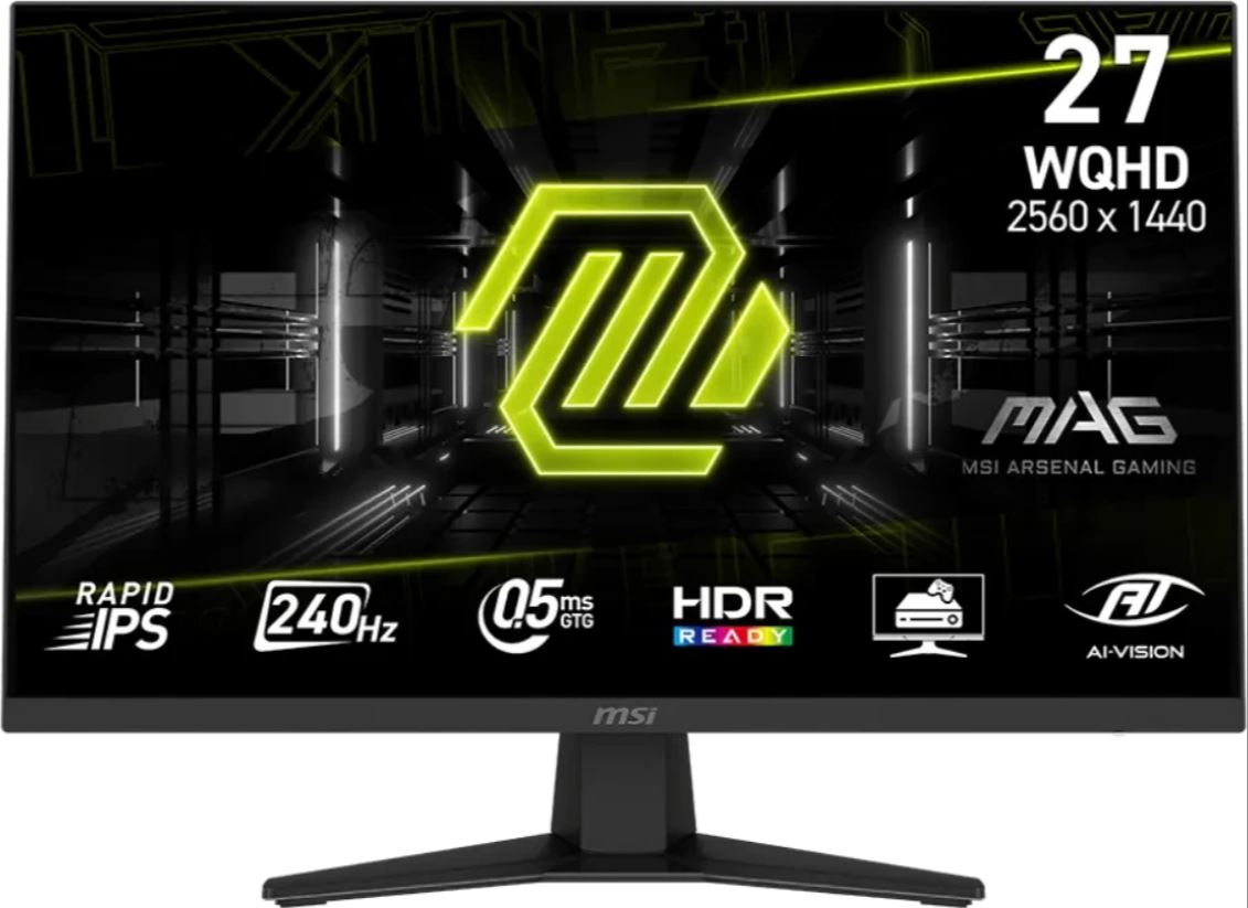27"(68.6cm)TFT MSI MAG 274QFDE X24 GAMING 9S6-3CE41H-018 retail