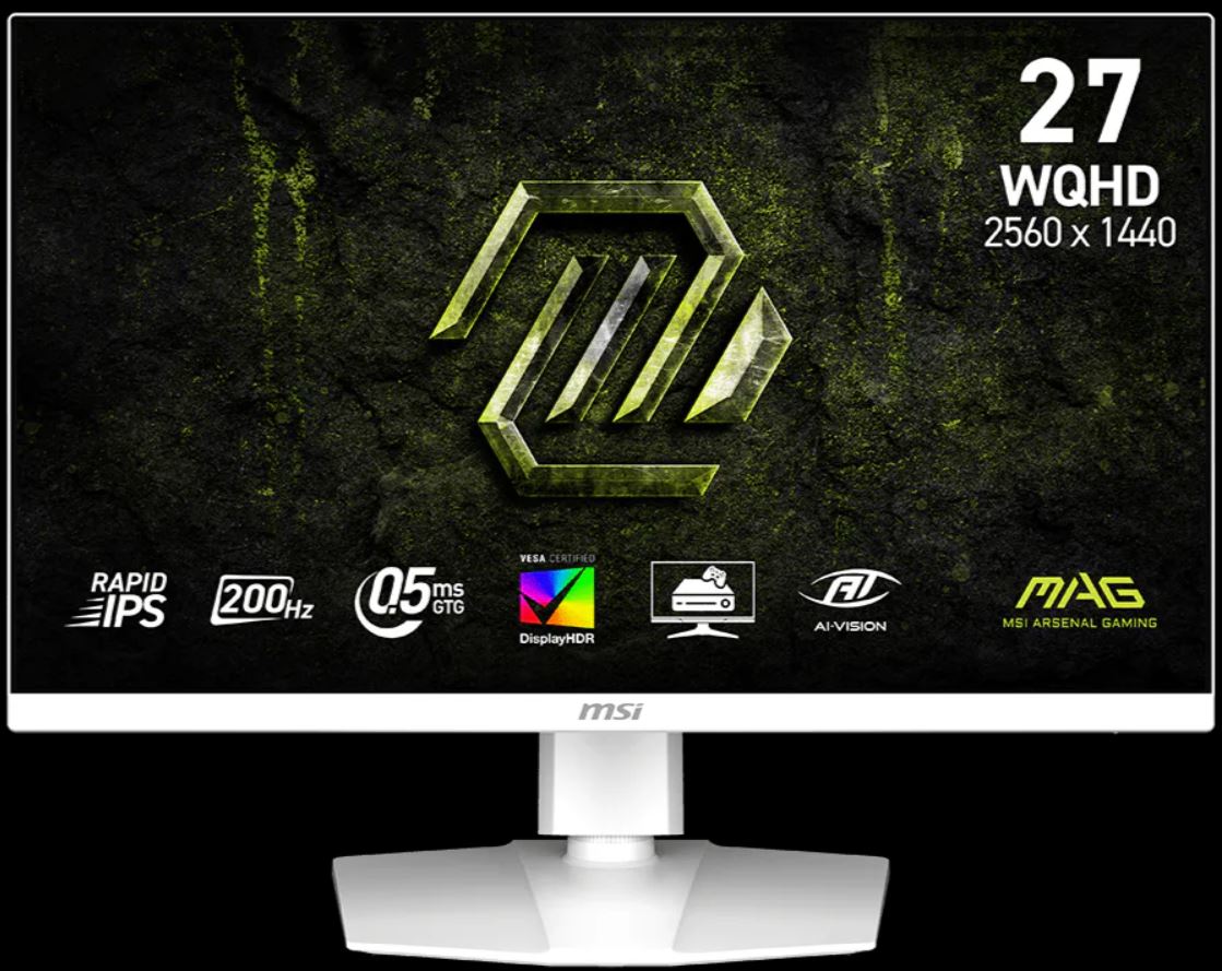 27"(68.6cm)TFT MSI MAG 274QRFWDE E20 White GAMING Flat retail