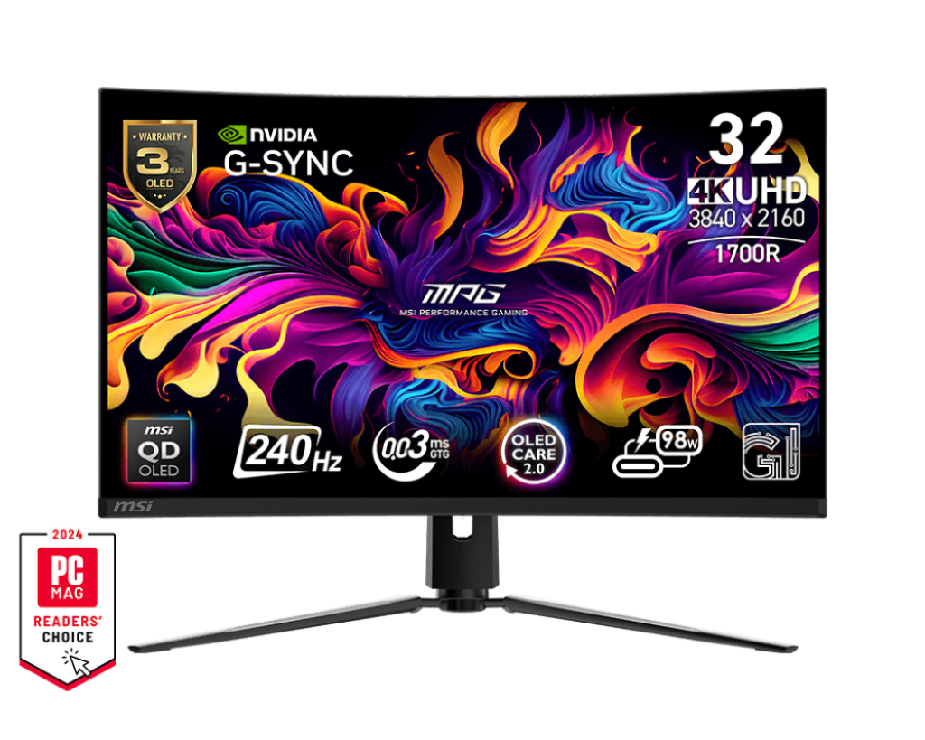 32"(81,28cm)TFT MSI MPG 321CURXDE QD-OLED