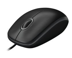 Logitech B100 Maus optical black USB 3-Tasten Maus