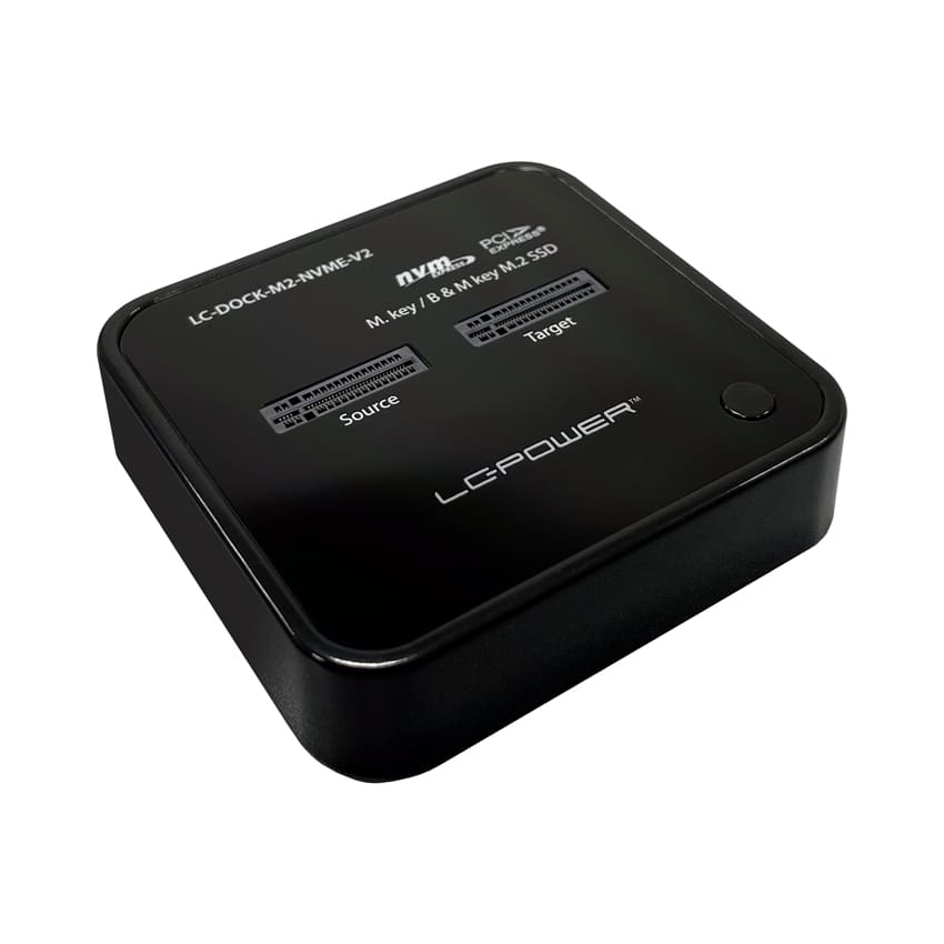 LC-Power LC-DOCK-M2-NVME-V2 für 2x NVMe-M.2-SSD Dockingstati retail