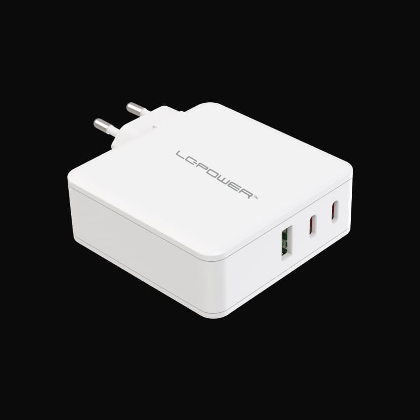 LC-Power USB Ladegerät 100W LC-GAN-100 2xUSB-C 1xUSB-A