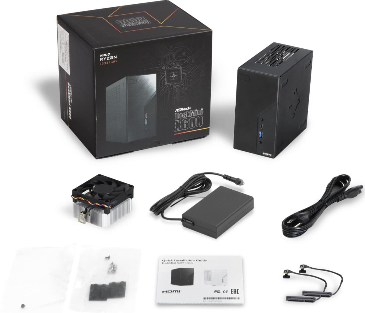 ASROCK DESKMINI X600/USB4/B/BB/BOX AMD AM5 retail