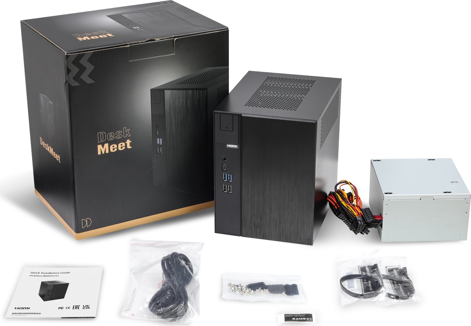ASROCK DESKMEET B760/B/BB/BOX Intel HDMI//DP/D-Sub USB3. retail