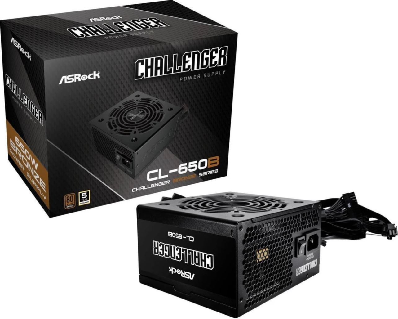 ASROCK Challenger CL-650B Netzteil 650W 80+ Bronze retail