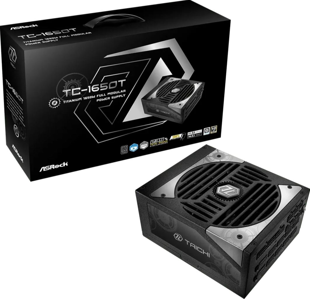 ASROCK Taichi TC-1650T PSU 1650W 80+ Titanium 10J Warranty retail