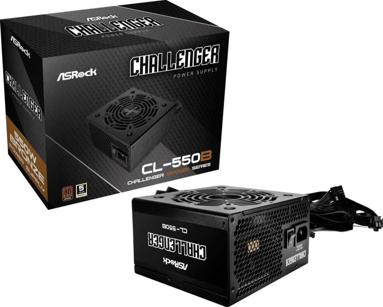 ASROCK Challenger CL-550B Netzteil 550W 80+ Bronze retail