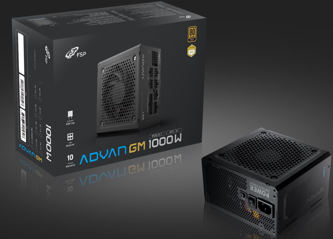 FSP Fortron Netzteil Advan-1000GM 1000W 80+ Gold ATX 3.1 retail