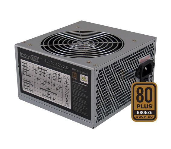 LC-Power Office LC600-12 V2.31 450W 80+ Bronze 12cm ATX 2.31 lite Retail