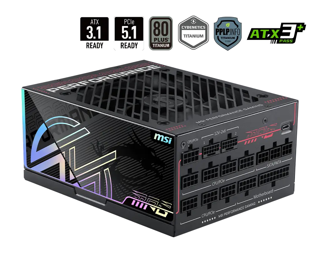 MSI MPG Ai1300TS PCIE5 Netzteil 1300W 306-7ZPUB11-CE0 retail