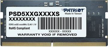 DDR5 SO-DIMM PC5600 Patriot 8GB (1x8) Signature Line