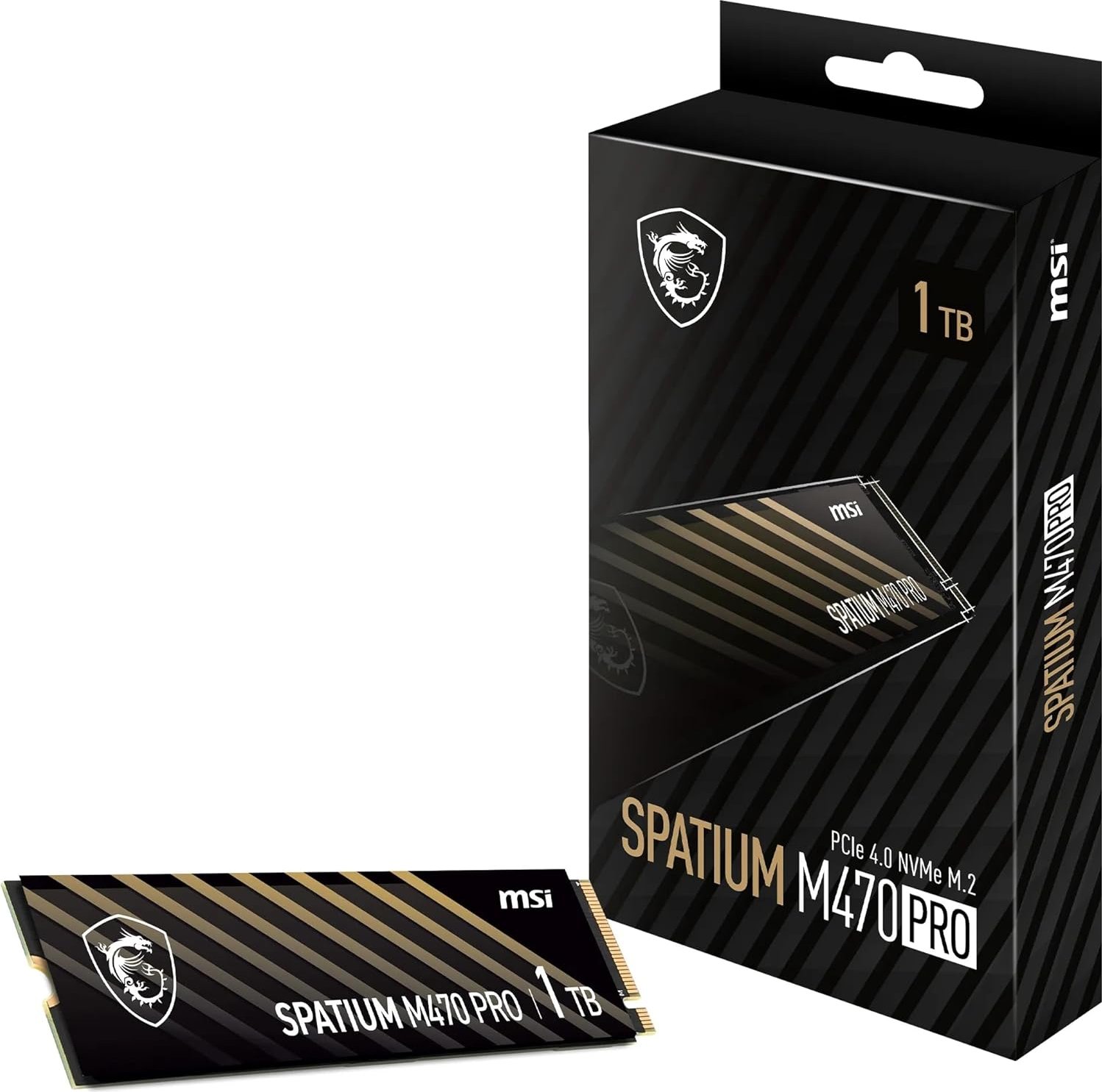 SSD MSI 1TB M.2 Gen4 Spatium M470 PRO PCIe 4.0 6000/4500 QLC