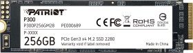 SSD Patriot 256GB M.2 P300 PCIe 3.0 1700/1100 PE689 retail