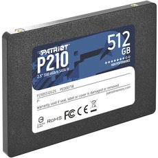 SSD Patriot 512GB 2,5" P210 SATA3 520/430 PE000718 retail