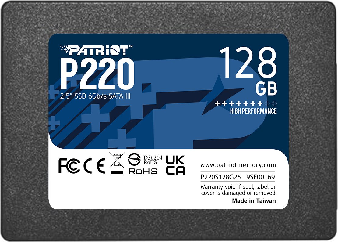 SSD Patriot 128GB 2,5" P220 SATA3 550/480 PS1661 retail