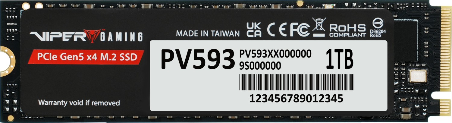 SSD Patriot 1TB M.2 Viper PV593 PCIe 5.0 14000/13000 retail